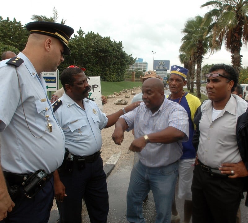 Protesten op Curaçao